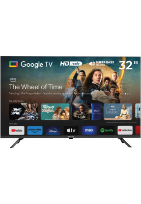 TV 32 Satelit 32H9500GS HD/T2/Google TV/2х6Вт/HDMI/USB/Wi-Fi/Black
