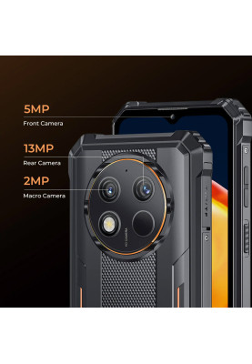 Смартфон Oukitel WP28S 6.5"HD+ /4GB+128GB/ T606 /10600mAh /13+5Мп/ IP69K /NFC Orange