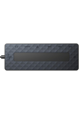 Док-станція USB3.1 Type-C --> HDMI/USB 3.0x2/Type-Cx2/DP/RJ45/Ethernet чорна HP