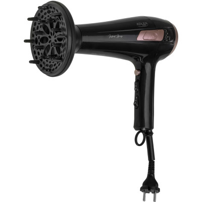 Фен Adler AD 2283 black 2400Вт/ 2 швидкості/ хол.обдув/ темп.режимів-3/ ахист від перегріву