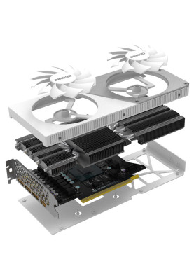 Відеокарта GeForce RTX4070 Inno3D X2 OC WHITE, 12GB GDDR6X, 192bit, PCI Express