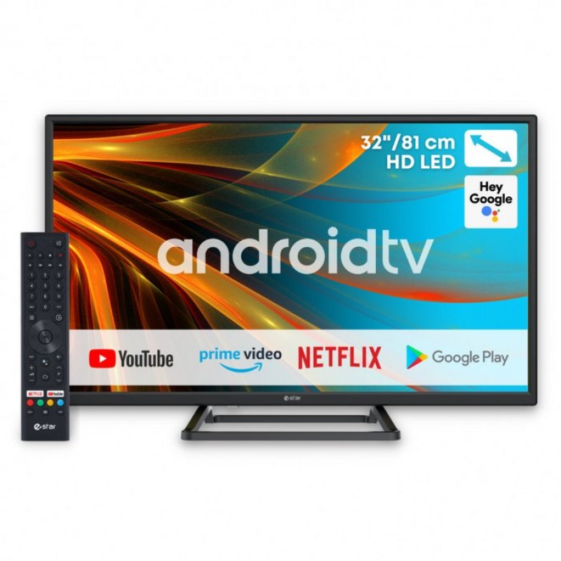 TV 32 eSTAR LEDTV32A1T2 HD/ Android/ WiFi/ Bluetooth/ Black