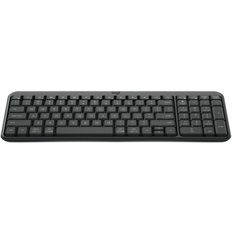 Клавіатура бездротова  LOGITECH K250 UKR, 2.4GHZ/BT,  Graphite Клавіатура бездротова  LOGITECH K250 UKR, 2.4GHZ/BT,  Graphite