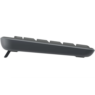 Клавіатура бездротова LOGITECH K250 UKR, 2.4GHZ/BT, Graphite Клавіатура бездротова LOGITECH K250 UKR, 2.4GHZ/BT, Graphite