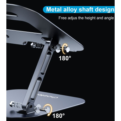 Підставка для ноутбука Laptop Folding Stand 7-13` Choetech сіра Підставка для ноутбука Laptop Folding Stand 7-13` Choetech сіра