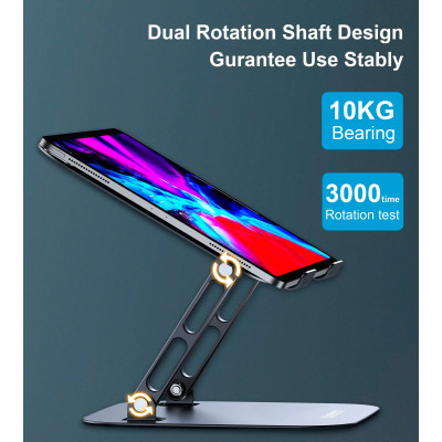 Підставка для ноутбука Laptop Folding Stand 7-13` Choetech сіра Підставка для ноутбука Laptop Folding Stand 7-13` Choetech сіра