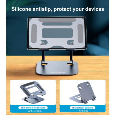 Підставка для ноутбука Laptop Folding Stand 7-13` Choetech сіра Підставка для ноутбука Laptop Folding Stand 7-13` Choetech сіра