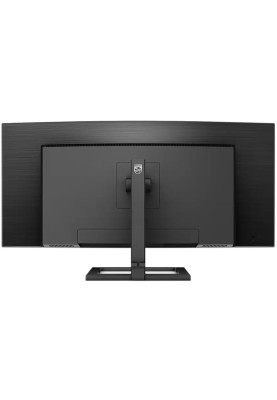 TFT 34" Philips 346E2CUAE, VA, вигнутий, WQHD, DP, HDMI, USB-С, HAS,  колонки, чорний