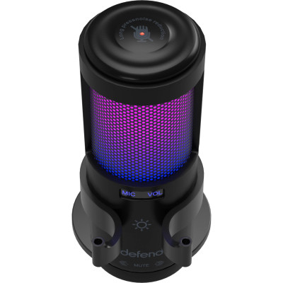 Ігровий стрім мікрофон Defender Impulse GMC 400 USB, RGB, 2.0 м