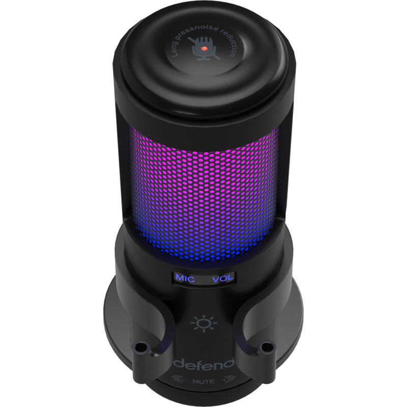 Ігровий стрім мікрофон Defender Impulse GMC 400 USB, RGB, 2.0 м