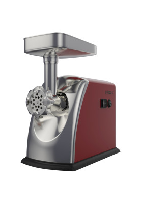 М'ясорубка BROCK  MG 1601 RD 1400Вт/2кг/хв/реверс/3 решітки/насадка для ковбас/кеббе/3 терки/червона
