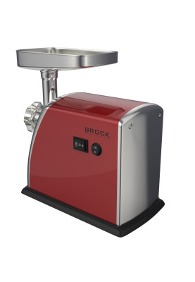 М'ясорубка BROCK  MG 1601 RD 1400Вт/2кг/хв/реверс/3 решітки/насадка для ковбас/кеббе/3 терки/червона
