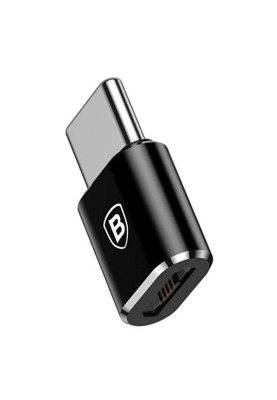 USB Type-C-USB Micro Female Adapter Converter Чорний