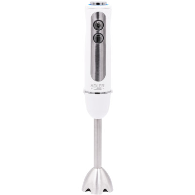 Блендер Adler AD 4625 white ручний/ 1500Вт/ 5 швидк./ без чаші/ Turbo/ білий