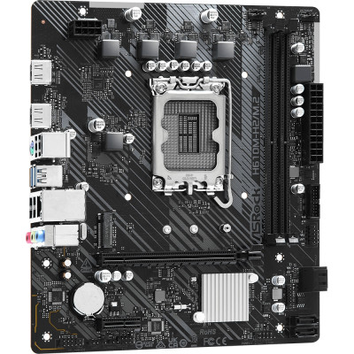 ASRock H610M-H2/M.2 (1700/H610, 2*DDR4, 1xPCIex16, 2xHDMI, 4xSATAІІІ, M.2, GLan, 7.1ch, mATX)