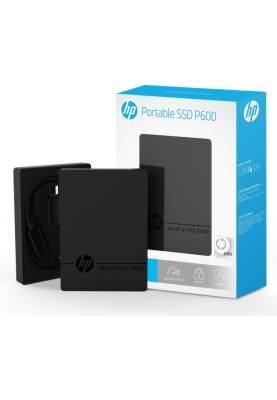 SSD external, USB 3.1 Gen2 Type-C  250Gb, HP P600, TLC, Retail