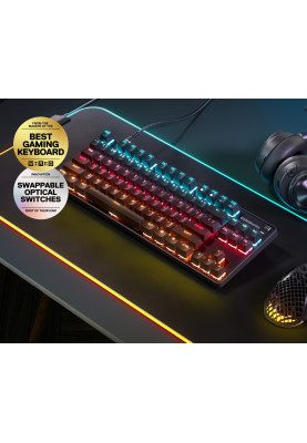 Клавіатура ігрова оптична SteelSeries Apex 9 TKL UA OptiPoint