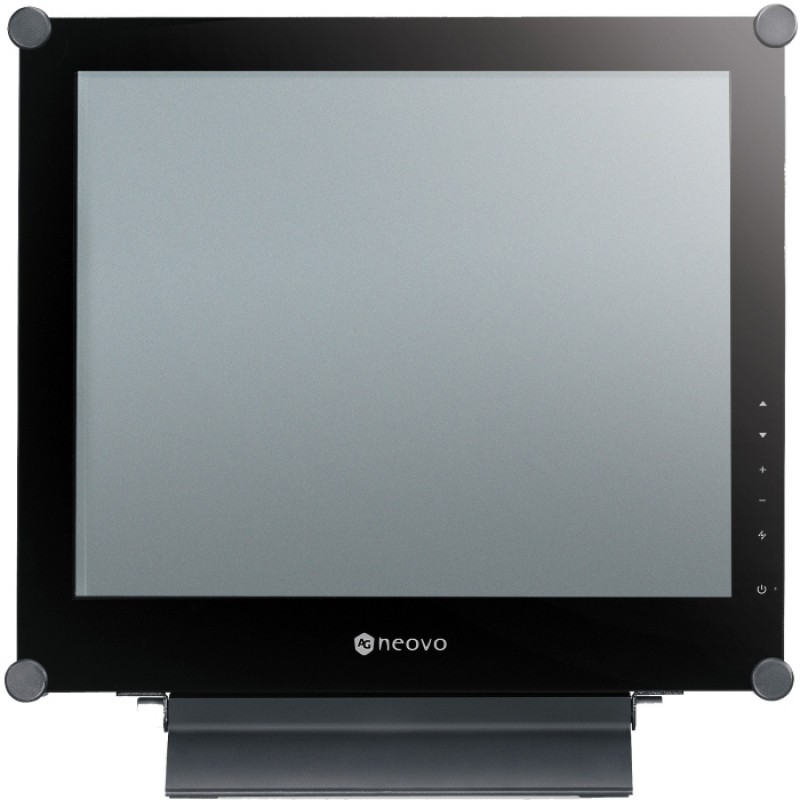 Монітор TFT 17" Neovo X-17E, скло NeoV™, D-Sub, DVI-D, HDMI, DP, 24/7, колонки, металевий, чорний