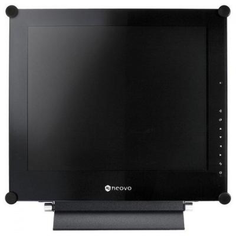 Монітор TFT 17" Neovo X-17E, скло NeoV™, D-Sub, DVI-D, HDMI, DP, 24/7, колонки, металевий, чорний