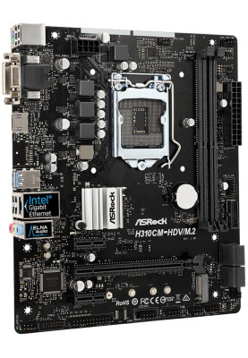 ASRock H310CM-HDV/M.2/REF (1151/H310, 2*DDR4, 1xPCIex16, 4xSATAIII, VGA/DVI-D/HDMI, GLan, mA