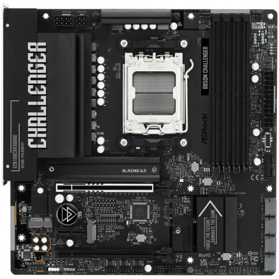ASRock B850M CHALLENGER (AM5/B850, 4*DDR5, 2xPCIex16, HDMI/DP, 4xSATAІІІ,2xM.2, 2.5GLan, mATX)