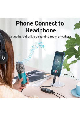 Звукова плата USB Vention Audio USB - 3х3,5 мм jack 0.15m Volume Control