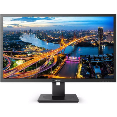 TFT 31.5" Philips 325B1L, QHD, IPS, DP, HDMI x 2, USB, Pivot, HAS, колонки, чорний