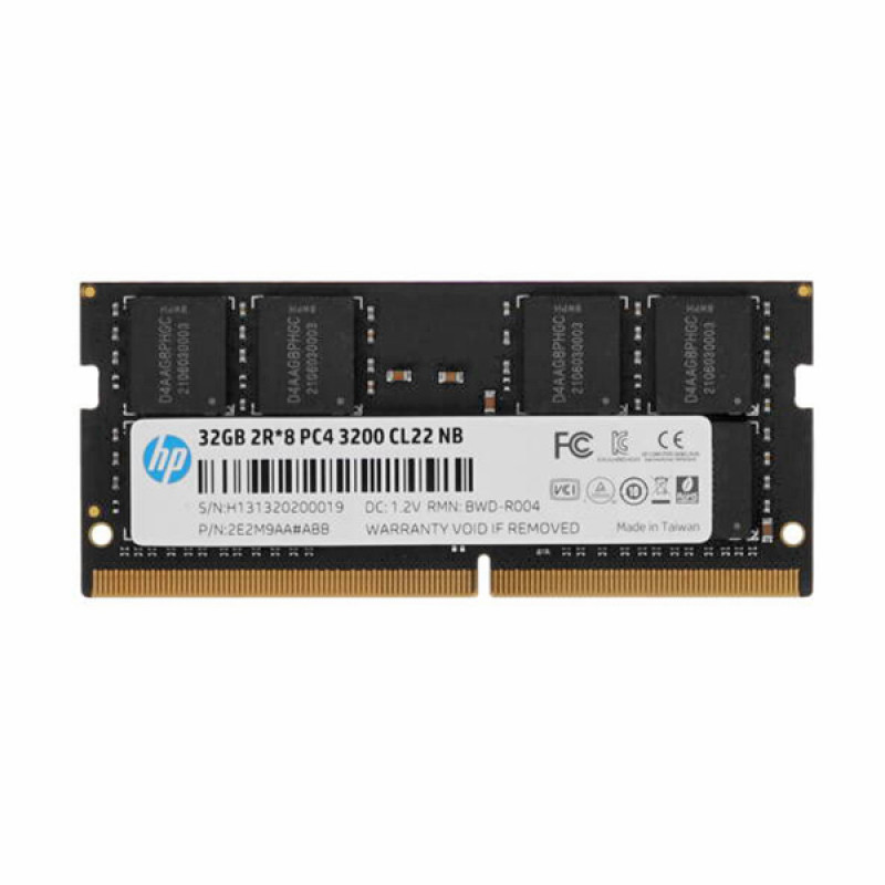<p>Модуль пам’яті <b>HP SoDIMM DDR4</b> об’ємом 32 Гб і тактовою частотою 3200 МГц при латентності 22 створений для використання в ноутбуках, які потребують високу швидкість передачі даних. З напругою живлення на рівні 1,2 В він вирізняється низьким енергоспоживанням. </p>
<p>Модуль пам’яті <b>HP SoDIMM DDR4</b> допоможе скоротити системні затримки та значно покращить продуктивність ПК загалом. Він забезпечує швидкий запуск системи та ефективне виконання завдань в продиктованому сьогоденням багатозадачному режимі. </p>