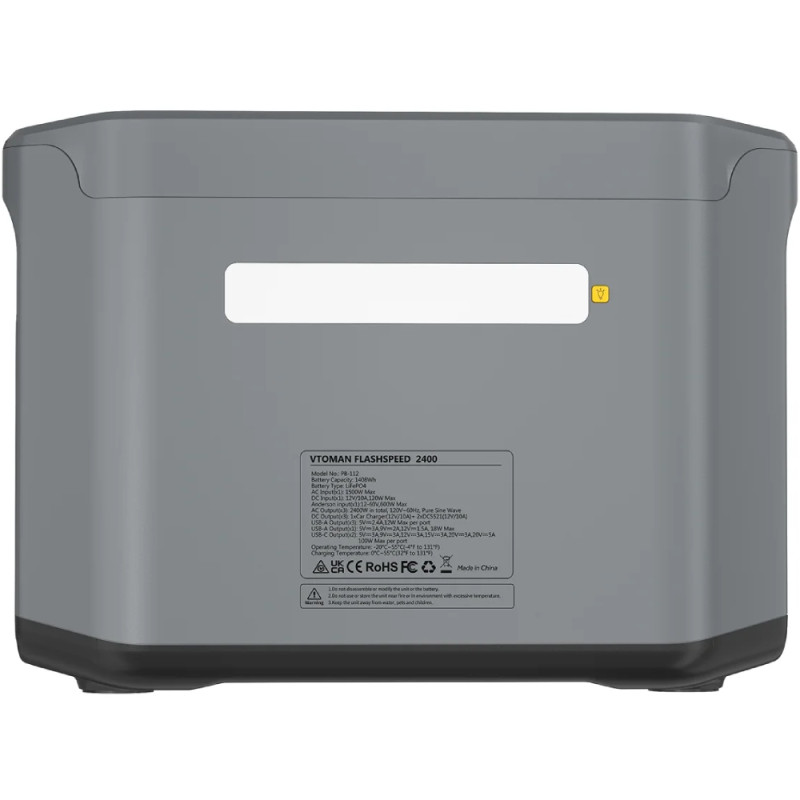 Зарядна станція Vtoman FlashSpeed 2400 (1408 Вт/г) 2400W AC,MPPT,UPS,LiFePo4