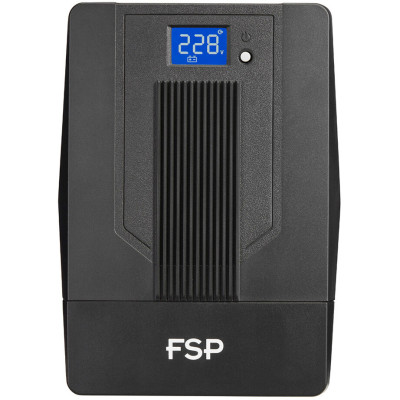 ДБЖ FSP iFP-2000, 2000ВА/1200Вт, LCD, Schuko*4. 230V/50Hz ,w/o RJ45,w/ USB, Black, 12V/9Ah*2, CIS