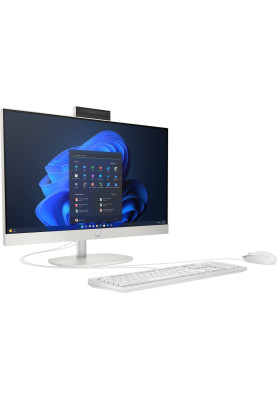 Моноблок 23.8'' HP ProOne 240 G10 i3-N300/8Gb/SSD512Gb/K&M/Cam/WiFi/W11P64/Shell White/3y.w