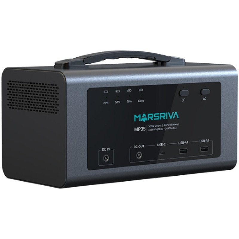Зарядна станція Marsriva MP3S 300Вт (313.6 Вт/г)  LiFePO4