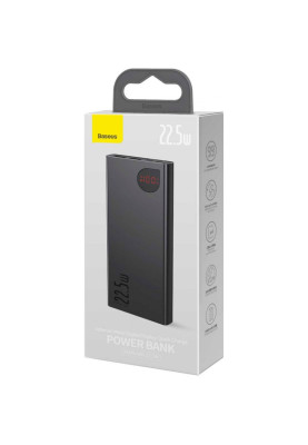 УМБ Baseus Adaman 10000mAh 22,5W, Micro USB, 2xUSB,2xType-C PD,QC3.0,black