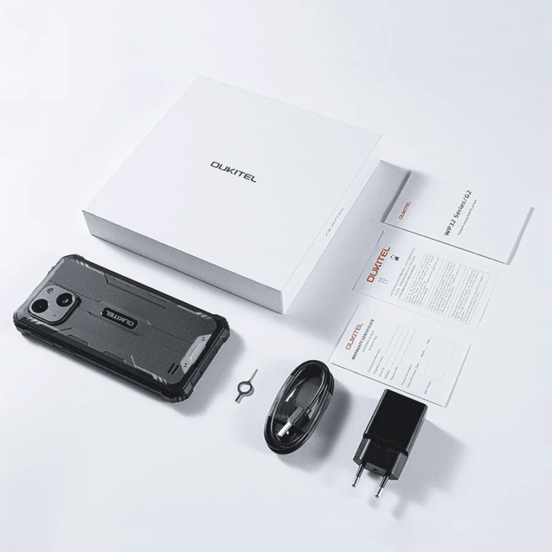 Смартфон Oukitel G2 5.93"HD+ /4GB/64GB/ T606 / 6300mAh /13+5Мп/ IP69K /NFC Black