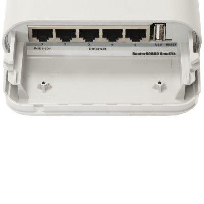 Точка доступу Mikrotik RB OmniTIK 5HnD, 7.5dBi Integrated AP, 5Ghz Dual chain, 5xEthern Точка доступу Mikrotik RB OmniTIK 5HnD, 7.5dBi Integrated AP, 5Ghz Dual chain, 5xEthern