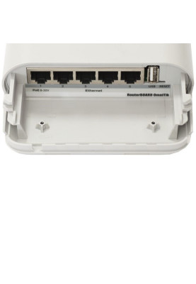 Точка доступу Mikrotik RB OmniTIK 5HnD, 7.5dBi Integrated AP, 5Ghz Dual chain, 5xEthern