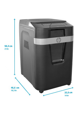 Знищувач документів HP Pro Shred Auto 200MC, A4, 80g х 10 л.,2*12, 32л., P-5