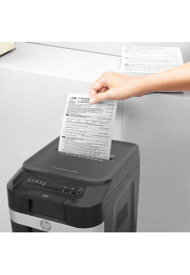 Знищувач документів HP Pro Shred Auto 200MC, A4, 80g х 10 л.,2*12, 32л., P-5