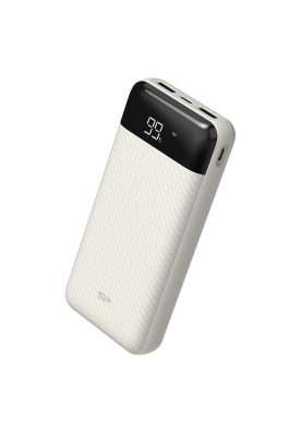 УМБ Silicon Power GS28 20000mAh 2x USB, Type-C in, біла