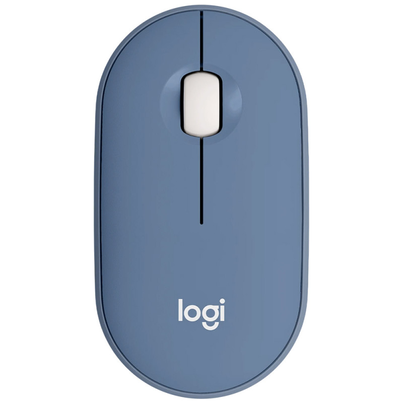 Мишка Logitech M350 Pebble бездротова blueberry