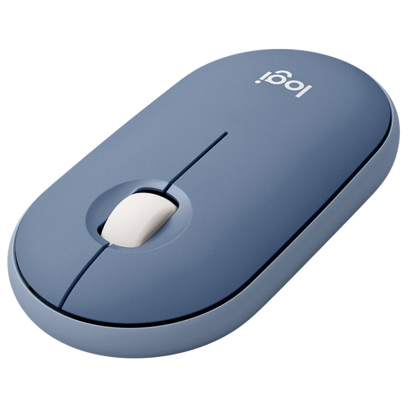 Мишка Logitech M350 Pebble бездротова blueberry