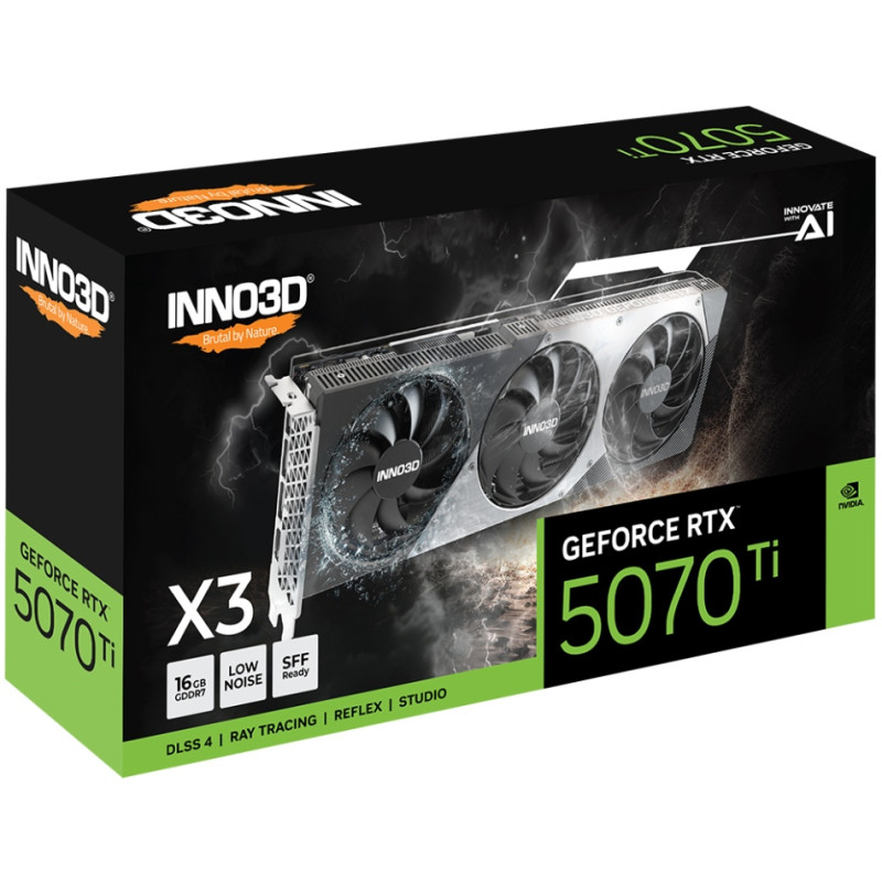 GeForce RTX5070 Ti Inno3D X3, 16GB GDDR7, 256bit, PCI Express 5.0