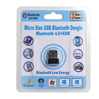 Bluetooth USB adapter v4.0 chip Broadcom, чорний Bluetooth USB adapter v4.0 chip Broadcom, чорний
