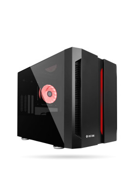 Корпус Chieftec Chieftronic M1 GM-01B-OP 1x120mm A-RGB fan, mATX, без БЖ, Black