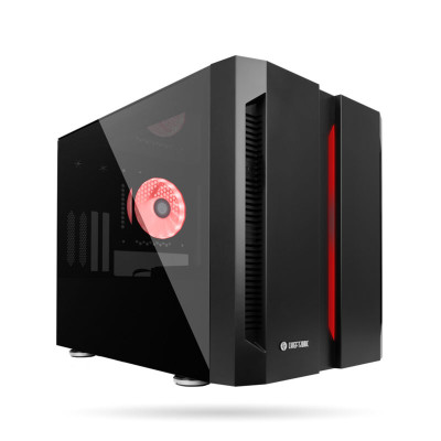 Корпус Chieftec Chieftronic M1 GM-01B-OP 1x120mm A-RGB fan, mATX, без БЖ, Black