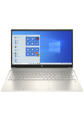 Ноутбук HP Pavilion 15-eg2042ua 15.6" FHD IPS, 250n/i3-1215U (4.4)/8Gb/SSD512Gb/Int UHD/Підсв/DOS/Золотистий (832Y0EA)