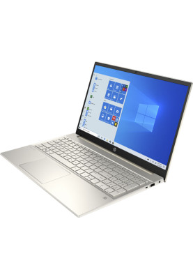 Ноутбук HP Pavilion 15-eg2042ua 15.6" FHD IPS, 250n/i3-1215U (4.4)/8Gb/SSD512Gb/Int UHD/Підсв/DOS/Золотистий (832Y0EA)