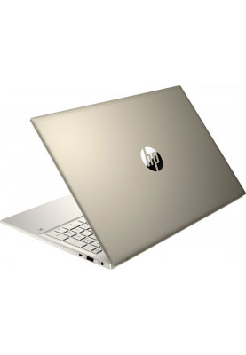 Ноутбук HP Pavilion 15-eg2042ua 15.6" FHD IPS, 250n/i3-1215U (4.4)/8Gb/SSD512Gb/Int UHD/Підсв/DOS/Золотистий (832Y0EA)