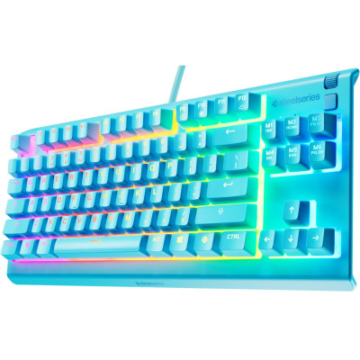 Клавіатура ігрова SteelSeries Apex 3 TKL UA Aqua Клавіатура ігрова SteelSeries Apex 3 TKL UA Aqua