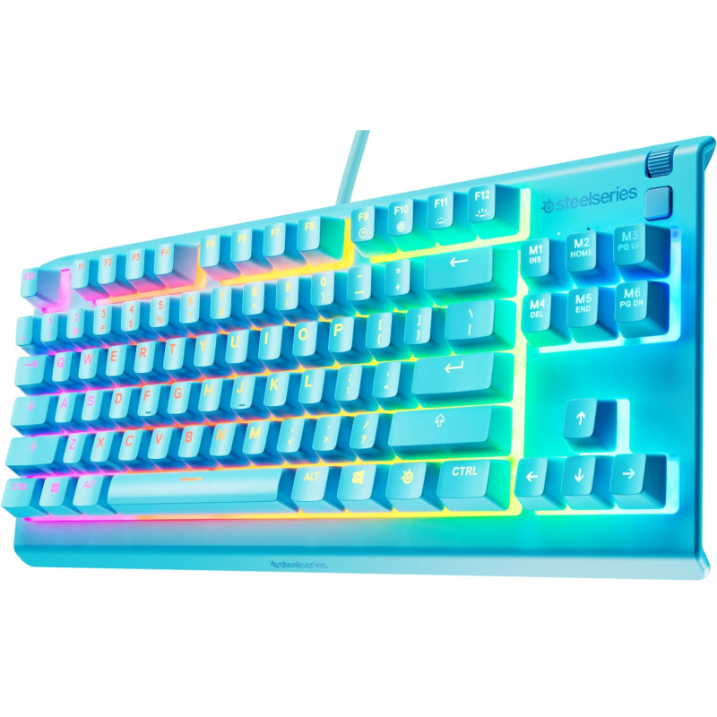 Клавіатура ігрова SteelSeries Apex 3 TKL UA  Aqua